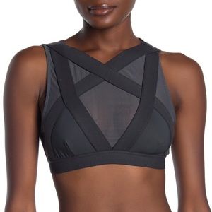 new Alo Yoga Bandage bra in Anthracite